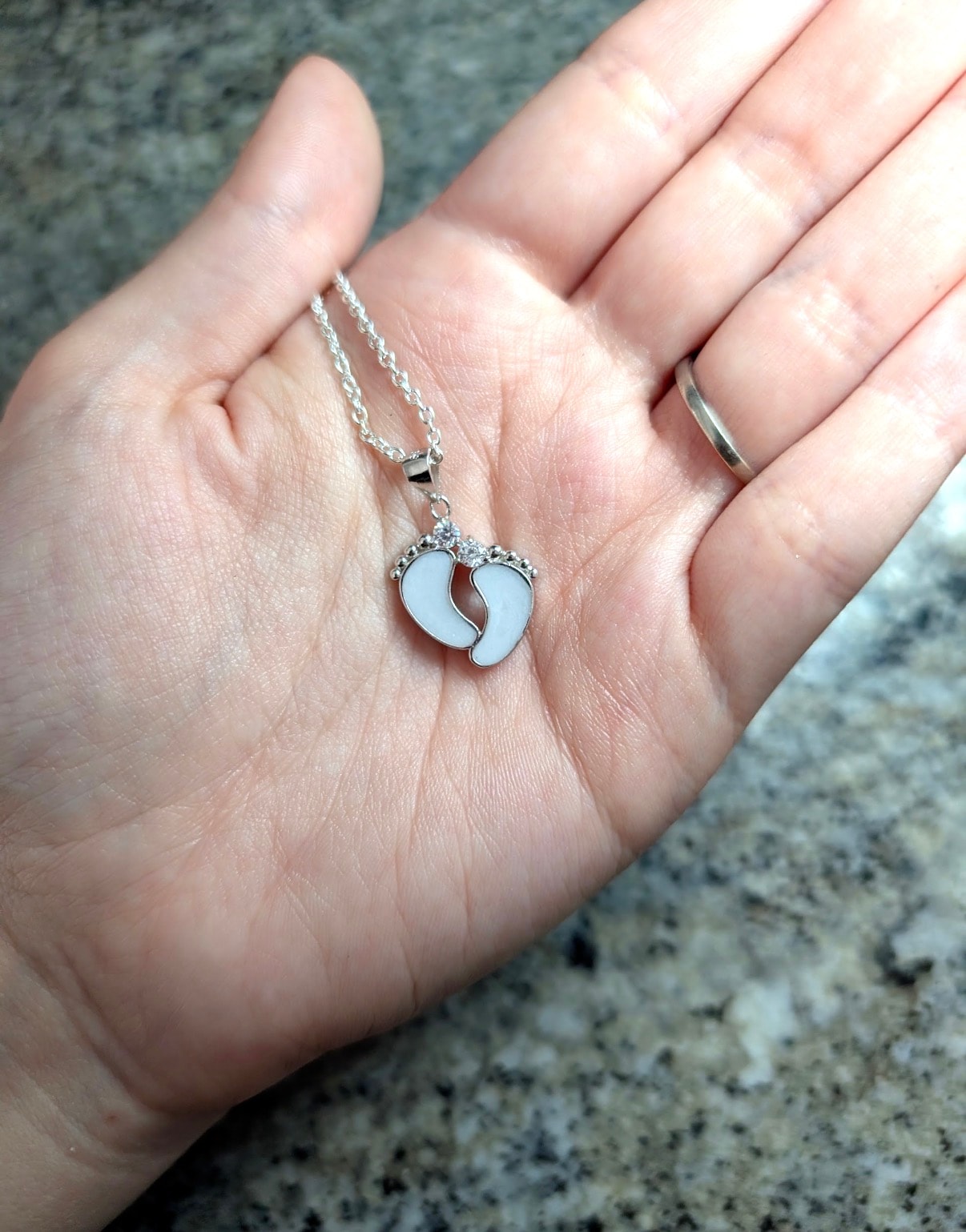 Yin yang pendant necklace